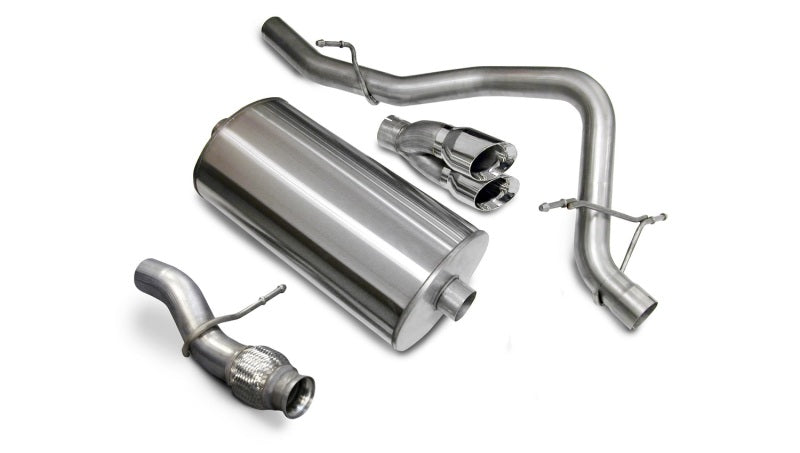 Corsa 2009-2014 Chevrolet Tahoe 5.3L V8 Polished Sport Cat-Back Exhaust Corsa 2009-2014 Chevrolet Tahoe 5.3L V8 Polished Sport Cat-Back Exhaust