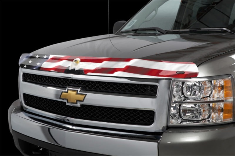 Stampede 2007-2013 Chevy Silverado 1500 Vigilante Premium Hood Protector - Flag Stampede 2007-2013 Chevy Silverado 1500 Vigilante Premium Hood Protector - Flag