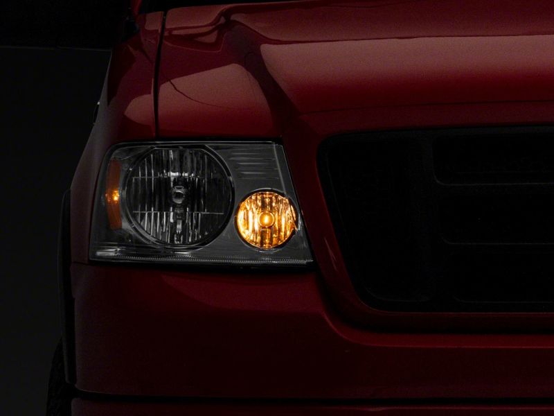 Raxiom 04-08 Ford F-150 Axial Series OEM Style Replacement Headlights- Chrome Housing (Clear Lens) Raxiom 04-08 Ford F-150 Axial Series OEM Style Replacement Headlights- Chrome Housing (Clear Lens)