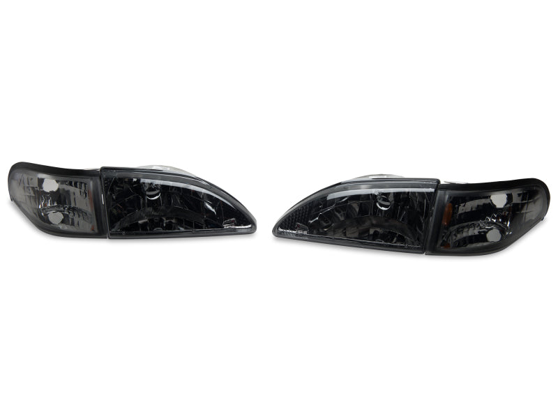 Raxiom 94-98 Mustang Axial Series Cobra Style Headlights- Black Housing (Clear Lens) Raxiom 94-98 Mustang Axial Series Cobra Style Headlights- Black Housing (Clear Lens)