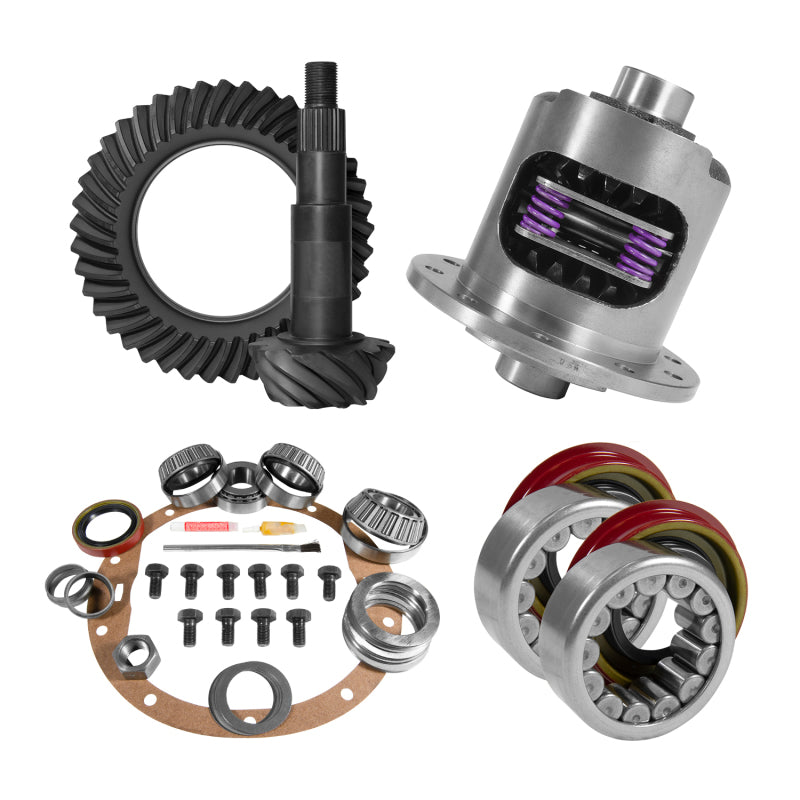 Yukon 8.5in GM 3.42 Rear Ring & Pinion Install Kit 30 Spline Positraction Axle Bearings and Seals Yukon 8.5in GM 3.42 Rear Ring & Pinion Install Kit 30 Spline Positraction Axle Bearings and Seals