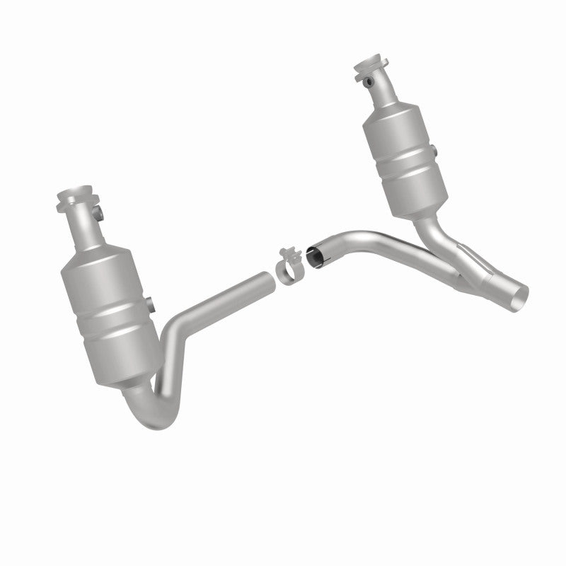 MagnaFlow Conv DF 07-09 Dodge Dakota 3.7L/4.7L /07-09 Mitsubishi Raider 3.7L Y-Pipe Assembly MagnaFlow Conv DF 07-09 Dodge Dakota 3.7L/4.7L /07-09 Mitsubishi Raider 3.7L Y-Pipe Assembly