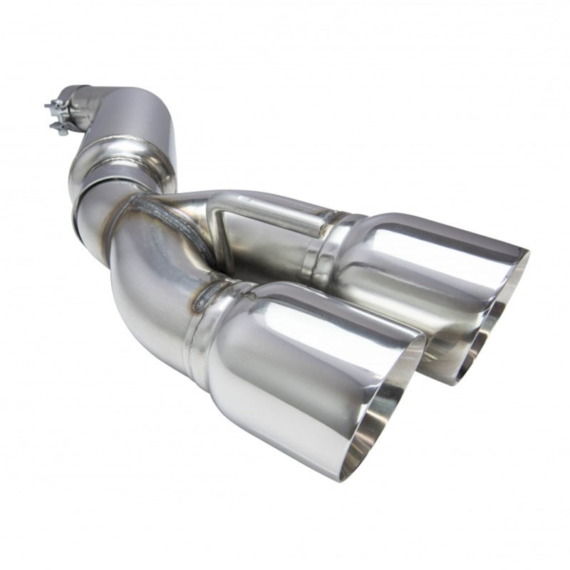 Kooks 2016 + Chevrolet Camaro SS 3in Axle Back Exhaust System w/ Mufflers and Polished Quad Tips Kooks 2016 + Chevrolet Camaro SS 3in Axle Back Exhaust System w/ Mufflers and Polished Quad Tips