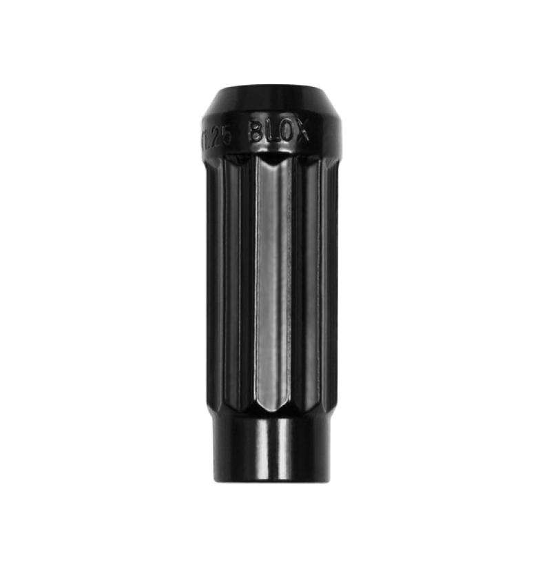 BLOX Racing 12-Sided P17 Tuner Lug Nut 12x1.5 - Black Steel - Single Piece BLOX Racing 12-Sided P17 Tuner Lug Nut 12x1.5 - Black Steel - Single Piece