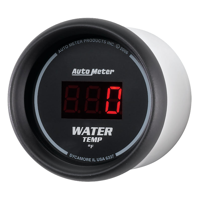 Autometer Black 0-300 F Digital Water Temp Gauge Autometer Black 0-300 F Digital Water Temp Gauge