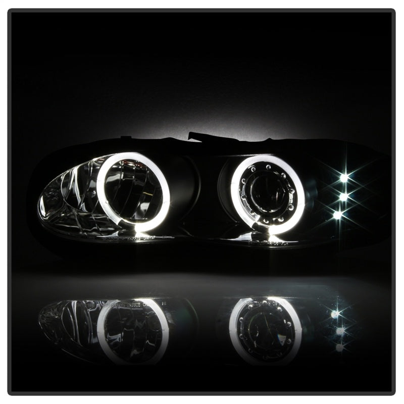 Spyder Chevy Camaro 98-02 Projector Headlights LED Halo LED Blk - Low H1 PRO-YD-CCAM98-HL-BK Spyder Chevy Camaro 98-02 Projector Headlights LED Halo LED Blk - Low H1 PRO-YD-CCAM98-HL-BK