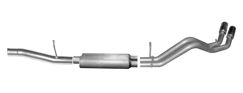 Gibson 15-18 Chevrolet Silverado 1500 LS 5.3L 3in/2.25in Cat-Back Dual Sport Exhaust - Aluminized Gibson 15-18 Chevrolet Silverado 1500 LS 5.3L 3in/2.25in Cat-Back Dual Sport Exhaust - Aluminized