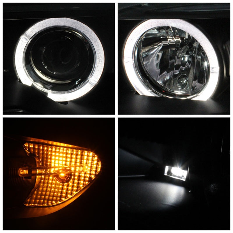 Spyder BMW E46 3-Series 04-06 2 DR Projector Halogen Model- LED Halo Blk PRO-YD-BMWE4604-2DR-HL-BK Spyder BMW E46 3-Series 04-06 2 DR Projector Halogen Model- LED Halo Blk PRO-YD-BMWE4604-2DR-HL-BK