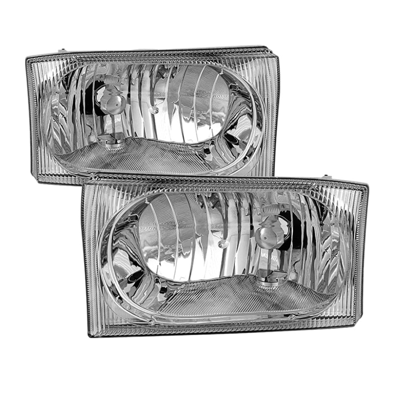 xTune Ford F250 F350 F450 Superduty Excursion 99-04 OEM Style Headlights Chrome HD-JH-FF25099-OE-C xTune Ford F250 F350 F450 Superduty Excursion 99-04 OEM Style Headlights Chrome HD-JH-FF25099-OE-C
