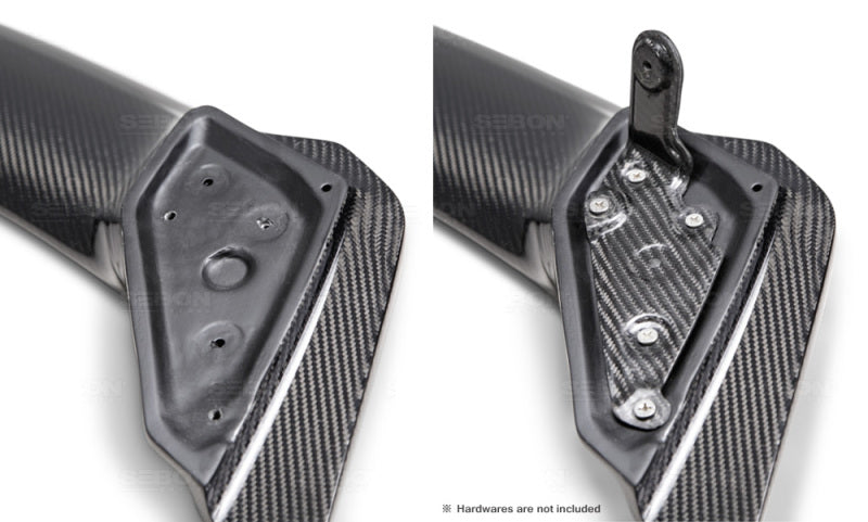 Seibon 14-15 Honda Civic 2 Door Si-Style Carbon Fiber Rear Spoiler Seibon 14-15 Honda Civic 2 Door Si-Style Carbon Fiber Rear Spoiler