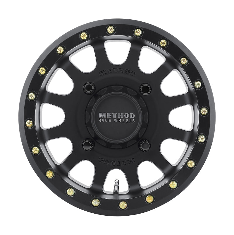 Method MR401 UTV Beadlock 15x7 / 4+3/13mm Offset / 4x156 / 132mm CB Matte Black Wheel Method MR401 UTV Beadlock 15x7 / 4+3/13mm Offset / 4x156 / 132mm CB Matte Black Wheel