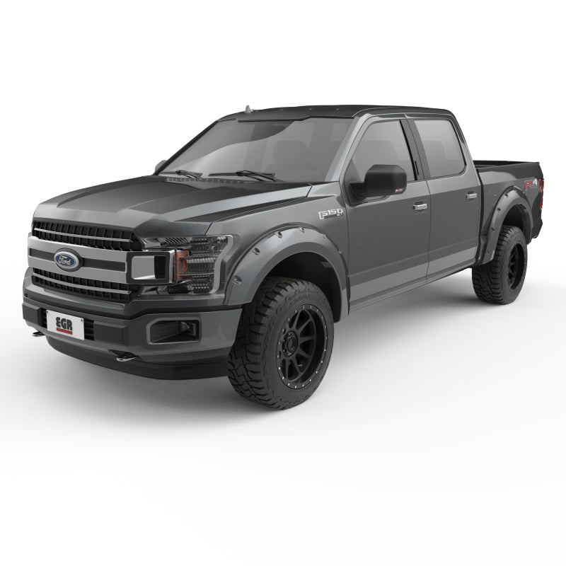 EGR 2018 Ford F150 Bolt-On Look Color Match Fender Flares - Set - Magnetic EGR 2018 Ford F150 Bolt-On Look Color Match Fender Flares - Set - Magnetic