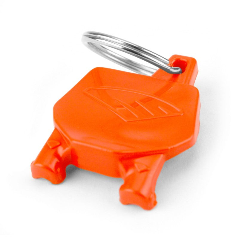 Cycra Key Ring with Number Plate - Orange Cycra Key Ring with Number Plate - Orange
