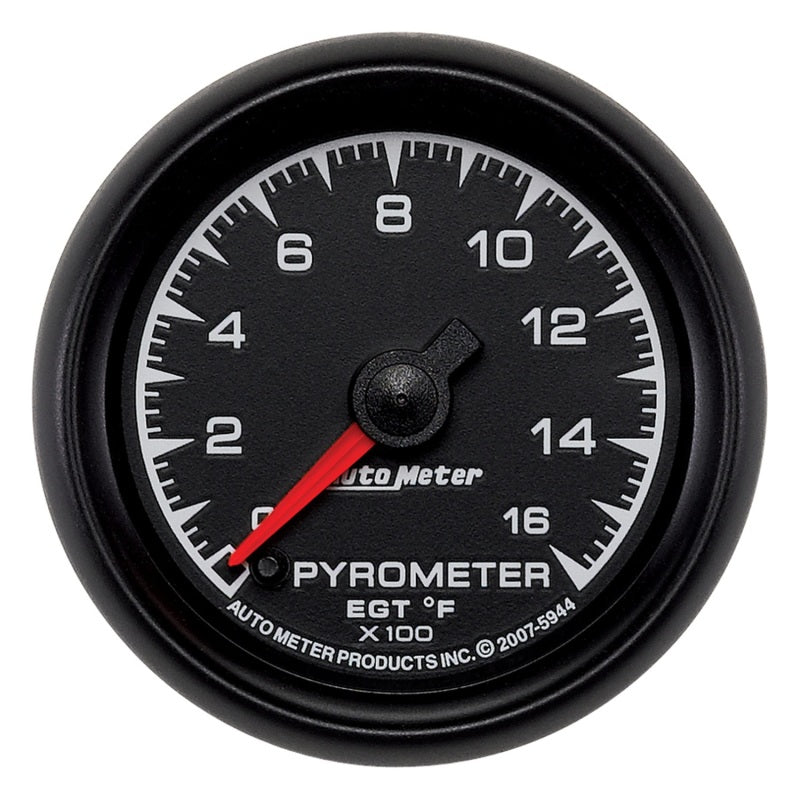 Autometer ES 52.4mm Pyrometer 0-1600 Degree F FSE Gauge Autometer ES 52.4mm Pyrometer 0-1600 Degree F FSE Gauge