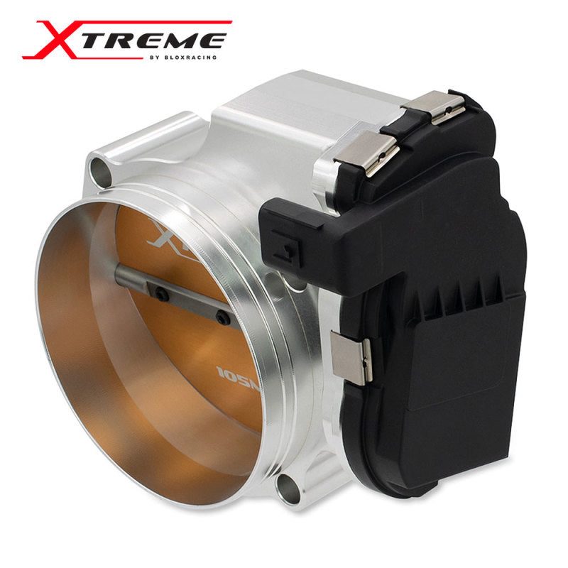 BLOX Racing 2015+ Dodge Hellcat / Jeep Trackhawk 6.2L 105mm Electronic Billet Throttle Body - Silver BLOX Racing 2015+ Dodge Hellcat / Jeep Trackhawk 6.2L 105mm Electronic Billet Throttle Body - Silver