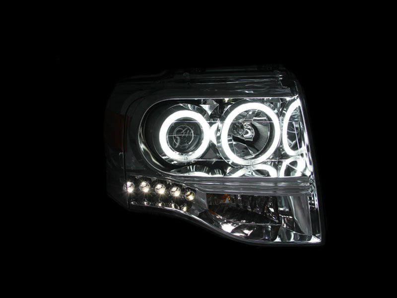 ANZO 2007-2014 Ford Expedition Projector Headlights Chrome ANZO 2007-2014 Ford Expedition Projector Headlights Chrome