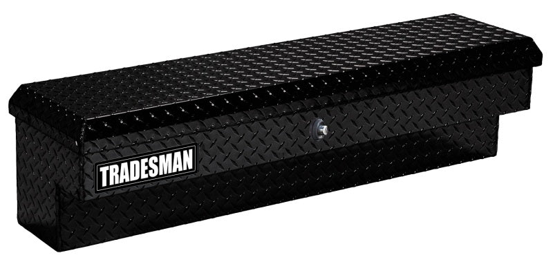 Tradesman Aluminum Side Bin Truck Tool Box w/Push Button (48in.) - Black Tradesman Aluminum Side Bin Truck Tool Box w/Push Button (48in.) - Black