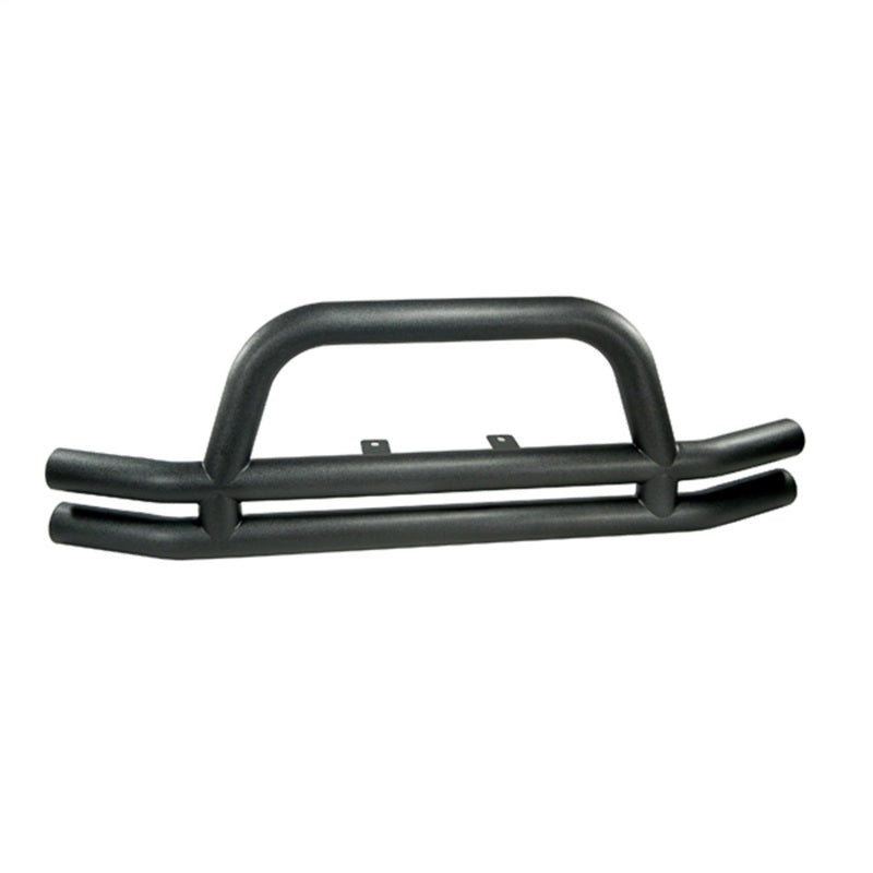 Rugged Ridge 3-In Dbl Tube Front Bumper Black 76-06 CJ &Jeep Wrangler Rugged Ridge 3-In Dbl Tube Front Bumper Black 76-06 CJ &Jeep Wrangler