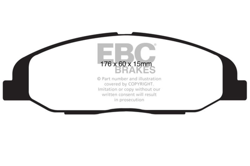 EBC 08-13 Cadillac CTS 3.0 Ultimax2 Front Brake Pads EBC 08-13 Cadillac CTS 3.0 Ultimax2 Front Brake Pads