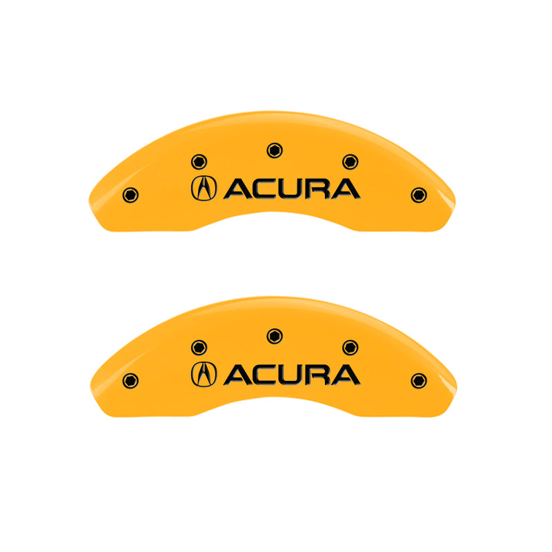 MGP 4 Caliper Covers Engraved Front & Rear Acura Yellow Finish Black Char 2002 Acura RSX MGP 4 Caliper Covers Engraved Front & Rear Acura Yellow Finish Black Char 2002 Acura RSX