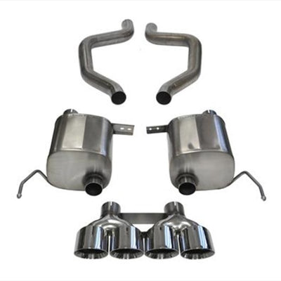 Corsa 17-19 Chevy Corvette Z06 (Grand Sport Only) 3in Axle Back Xtreme Exhaust Pol Quad 4.5in Tip