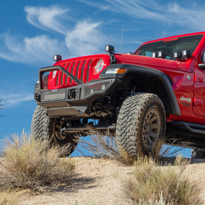 Go Rhino 18-20 Jeep Wrangler JL/JLU Rockline Front Bumper Skid Plate Go Rhino 18-20 Jeep Wrangler JL/JLU Rockline Front Bumper Skid Plate