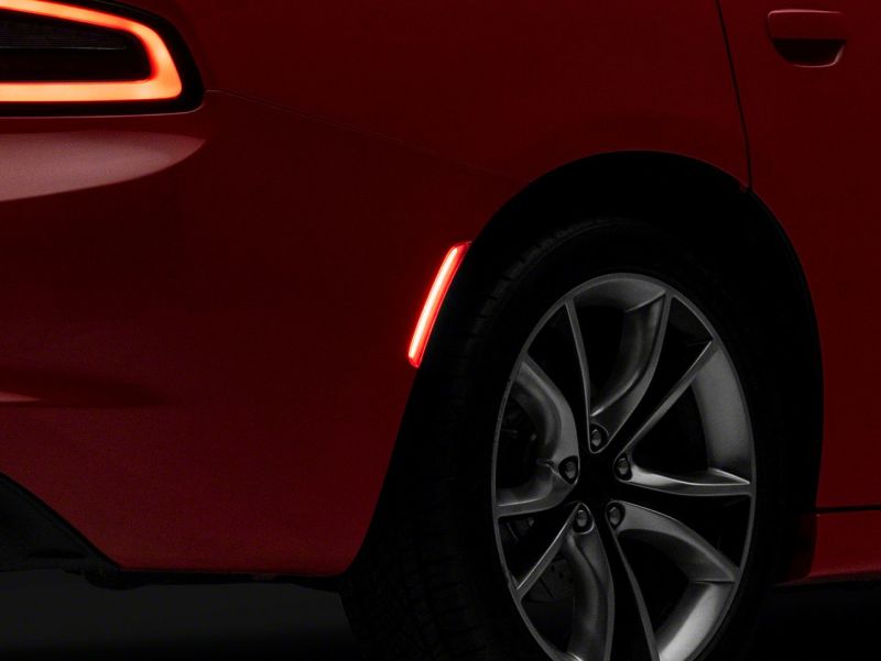 Raxiom 15-23 Dodge Charger Excluding Widebody Axial Series LED Side Marker Lights- Clear Raxiom 15-23 Dodge Charger Excluding Widebody Axial Series LED Side Marker Lights- Clear