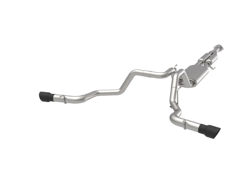 Kooks 2021+ Ford F150 2.7/3.5/5.0L 3in Dual Cat-Back Side Exit Exhaust w/Black Tips Kooks 2021+ Ford F150 2.7/3.5/5.0L 3in Dual Cat-Back Side Exit Exhaust w/Black Tips