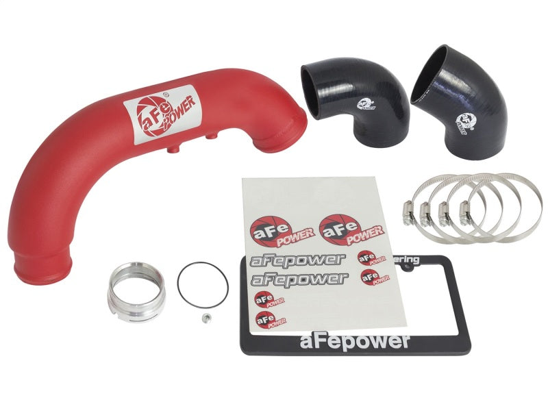 aFe BladeRunner 3in Red IC Tube Cold Side w/ Coupling & Clamp Kit 2016 GM Colorado/Canyon 2.8L aFe BladeRunner 3in Red IC Tube Cold Side w/ Coupling & Clamp Kit 2016 GM Colorado/Canyon 2.8L