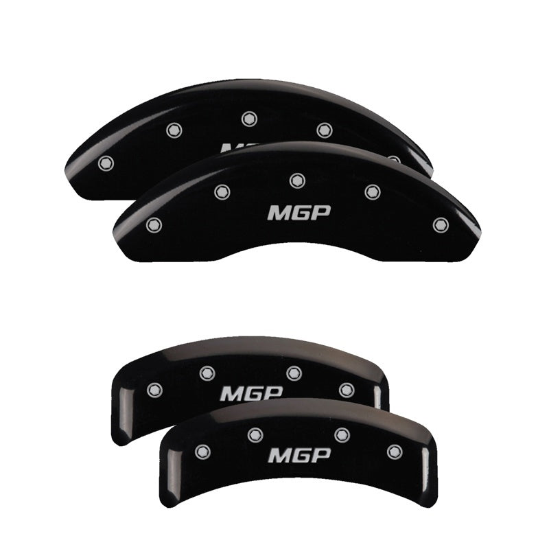 MGP 4 Caliper Covers Engraved Front & Rear With stripes/Challenger Yellow finish black ch MGP 4 Caliper Covers Engraved Front & Rear With stripes/Challenger Yellow finish black ch