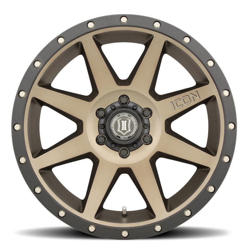 ICON Rebound 20x9 6x5.5 0mm Offset 5in BS Bronze Wheel ICON Rebound 20x9 6x5.5 0mm Offset 5in BS Bronze Wheel