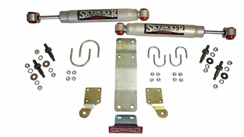 Skyjacker 2007-2017 Jeep Wrangler (JK/JKU) (Use w/ JK717TR) Dual Steering Damper Kit w/ 9000 Series Skyjacker 2007-2017 Jeep Wrangler (JK/JKU) (Use w/ JK717TR) Dual Steering Damper Kit w/ 9000 Series