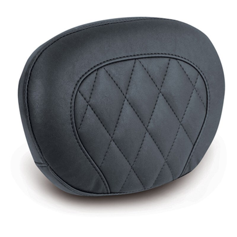 Mustang 97-21 Harley Touring Sissy Bar Pad (12 inch x 9 inh) Diamond Stitch- Black Mustang 97-21 Harley Touring Sissy Bar Pad (12 inch x 9 inh) Diamond Stitch- Black