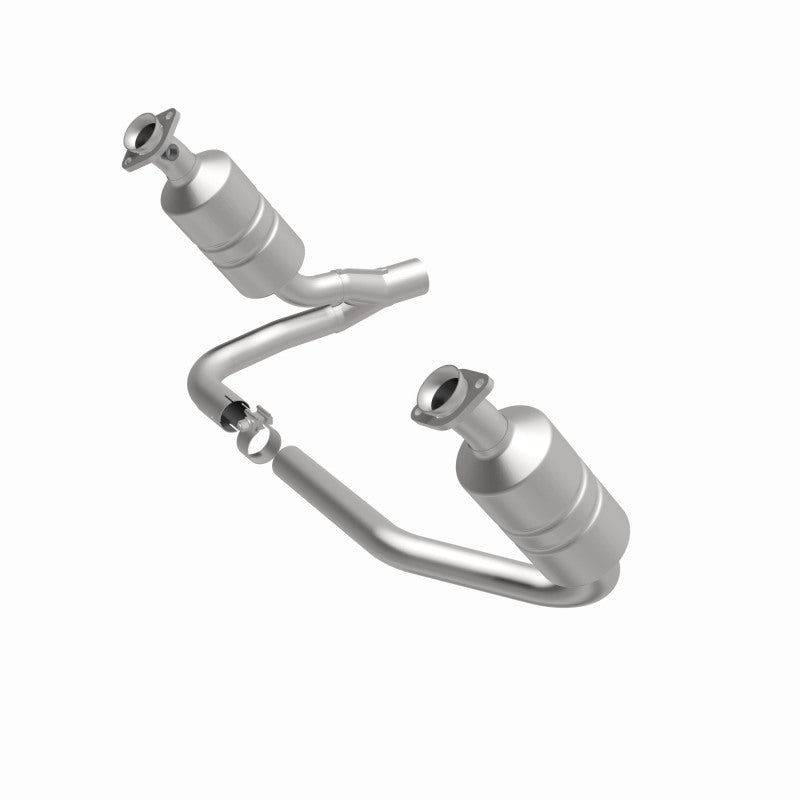 MagnaFlow Conv DF 07-09 Dodge Dakota 3.7L/4.7L /07-09 Mitsubishi Raider 3.7L Y-Pipe Assembly MagnaFlow Conv DF 07-09 Dodge Dakota 3.7L/4.7L /07-09 Mitsubishi Raider 3.7L Y-Pipe Assembly