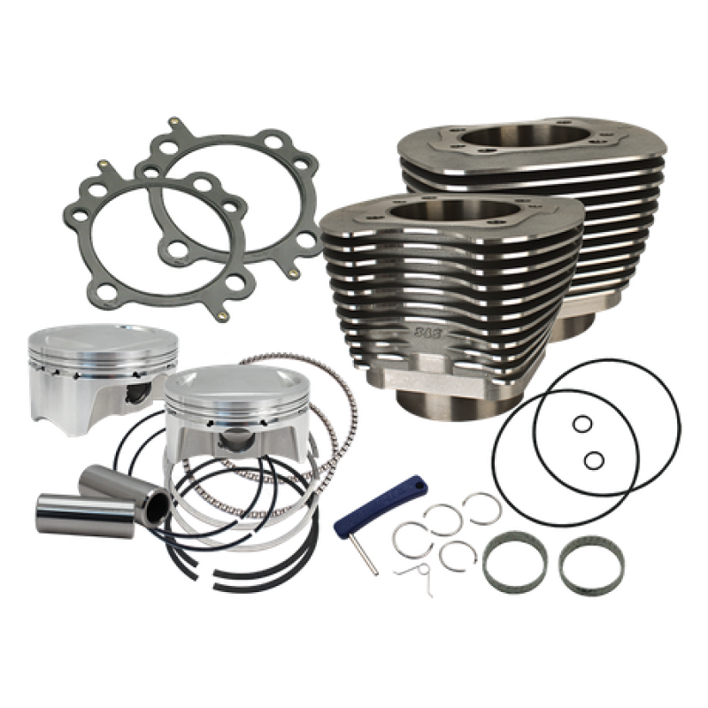 S&S Cycle 07-17 BT 107in Bolt-In Big Bore Kit - Wrinkle Black S&S Cycle 07-17 BT 107in Bolt-In Big Bore Kit - Wrinkle Black
