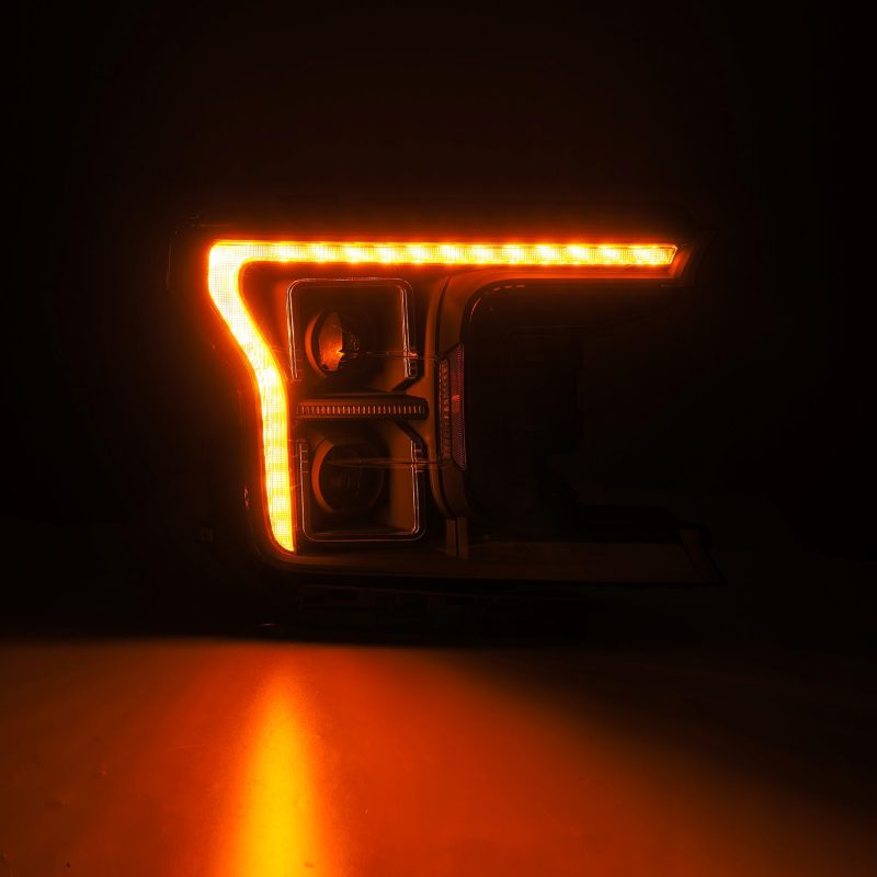 AlphaRex 18-21 Ford F150 PRO-Series Projector Headlights - Black w/DRL & Seq Signal AlphaRex 18-21 Ford F150 PRO-Series Projector Headlights - Black w/DRL & Seq Signal