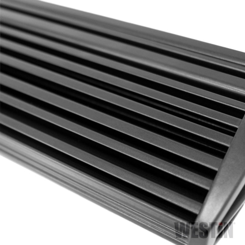 Westin Xtreme LED Light Bar Low Profile Single Row 6 inch Flood w/5W Cree - Black Westin Xtreme LED Light Bar Low Profile Single Row 6 inch Flood w/5W Cree - Black