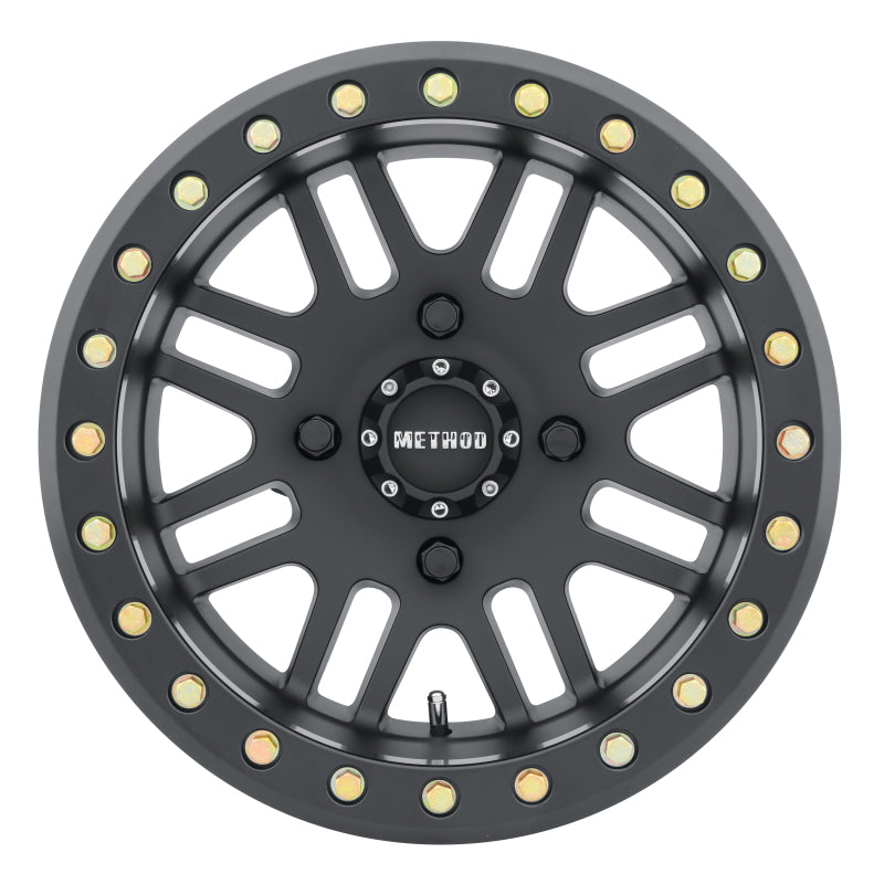 Method MR406 UTV Beadlock 15x10 / 5+5/-2mm Offset / 4x156 / 132mm CB Matte Black Wheel Method MR406 UTV Beadlock 15x10 / 5+5/-2mm Offset / 4x156 / 132mm CB Matte Black Wheel