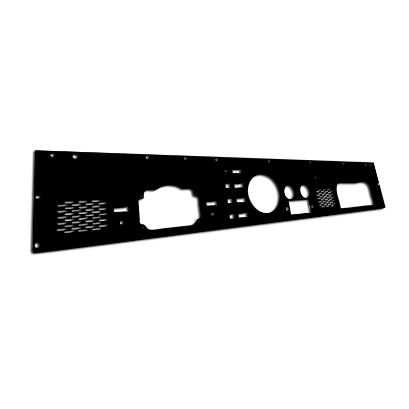Rugged Ridge Dash Panel Pre-Cut Holes Black 76-86 Jeep CJ Rugged Ridge Dash Panel Pre-Cut Holes Black 76-86 Jeep CJ