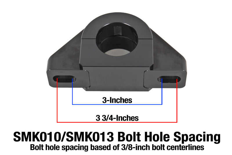 BMR Universal 1.375in Billet Aluminum Sway Bar Mount Mount (Delrin) - Black BMR Universal 1.375in Billet Aluminum Sway Bar Mount Mount (Delrin) - Black