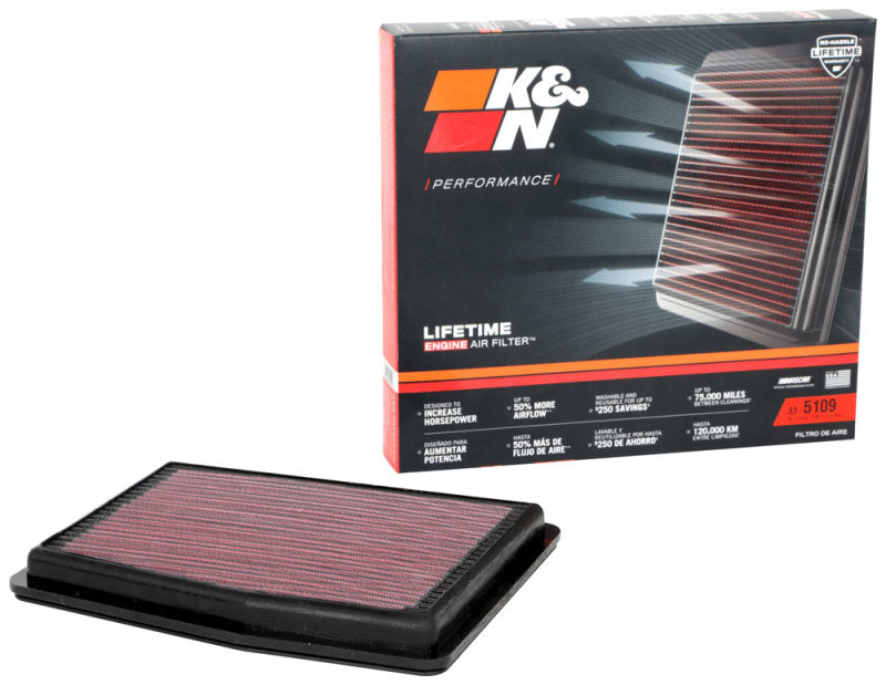 K&N 2020 Hyundai Sonata L4-2.0L F/I Replacement Drop In Air Filter K&N 2020 Hyundai Sonata L4-2.0L F/I Replacement Drop In Air Filter