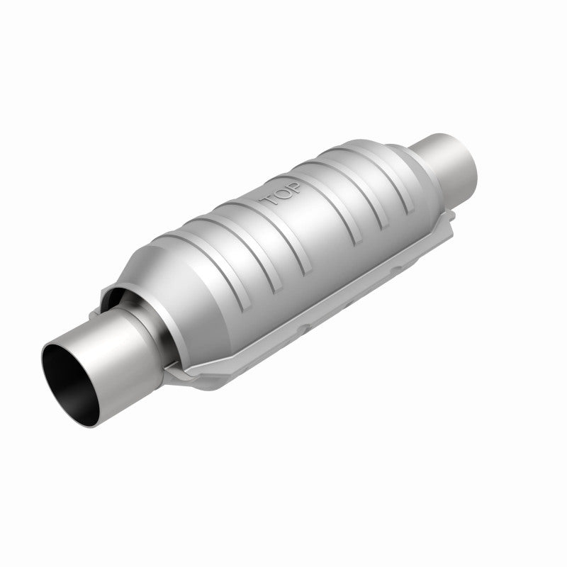 MagnaFlow Catalytic Converter 2 in Inlet 2 in Outlet 11 in Length SS MagnaFlow Catalytic Converter 2 in Inlet 2 in Outlet 11 in Length SS