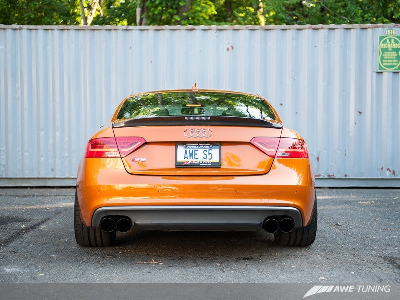 AWE Tuning Audi B8.5 S5 3.0T Track Edition Exhaust - Diamond Black Tips (102mm) AWE Tuning Audi B8.5 S5 3.0T Track Edition Exhaust - Diamond Black Tips (102mm)