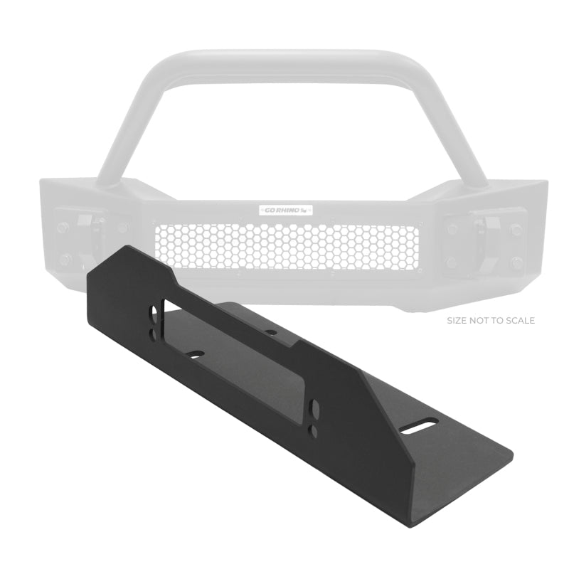 Go Rhino 07-20 Jeep Wrangler JL/JLU/JK/JKU/Gladiator JT Trailline Bumper Fairlead Mount Plate Go Rhino 07-20 Jeep Wrangler JL/JLU/JK/JKU/Gladiator JT Trailline Bumper Fairlead Mount Plate