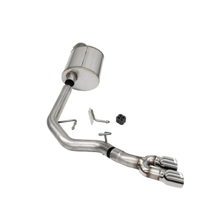 Corsa 2021-2025 Ford F-150 Regular Cab/ 8in Bed 5.0L V8 Sport Cat-Back Front of Tire Exit-Polished