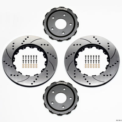 Wilwood Hat/Rotor Kit Front Drilled 06-Up Corvette C6-Z06 (2pc Hat/Rtr)