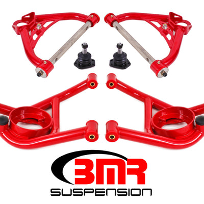 BMR 70-81 2nd Gen F-Body Upper And Lower A-Arm Kit - Red