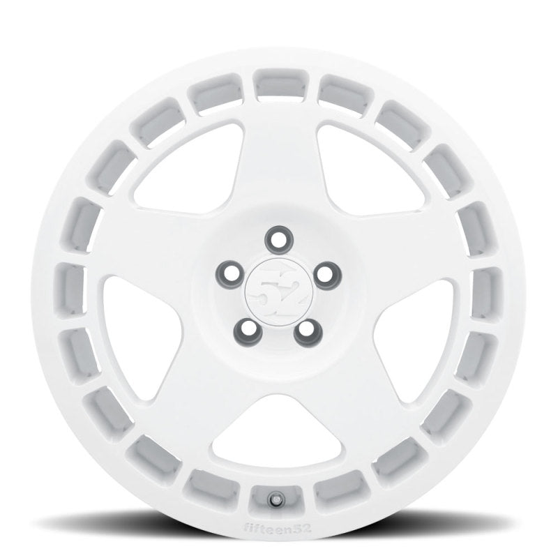 fifteen52 Turbomac 18x8.5 5x112 45mm ET 66.56mm Center Bore Rally White Wheel fifteen52 Turbomac 18x8.5 5x112 45mm ET 66.56mm Center Bore Rally White Wheel