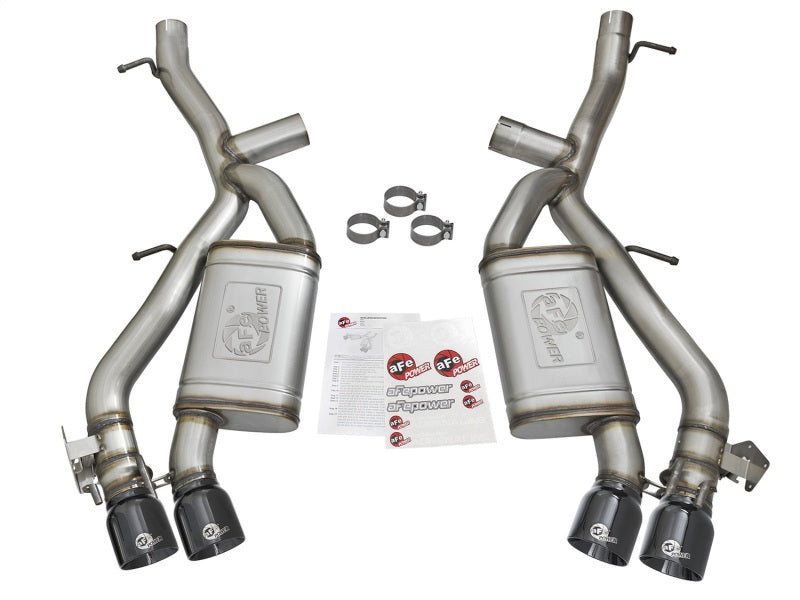 aFe MACHForce XP 3in 304 SS Axle-Back Exhaust Dual Exhaust (NPP) w/ Black Tips 16-17 Camaro SS V8 aFe MACHForce XP 3in 304 SS Axle-Back Exhaust Dual Exhaust (NPP) w/ Black Tips 16-17 Camaro SS V8