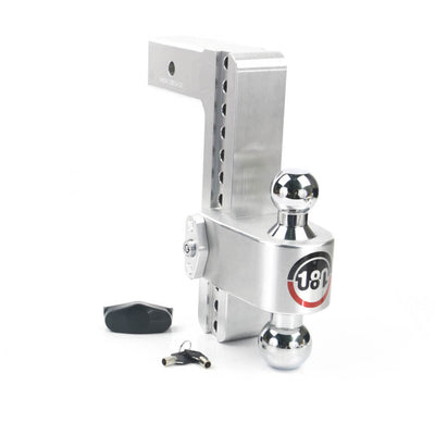 Weigh Safe 180 Hitch 10in Drop Hitch & 2.5in Shank (10K/18.5K GTWR) - Aluminum